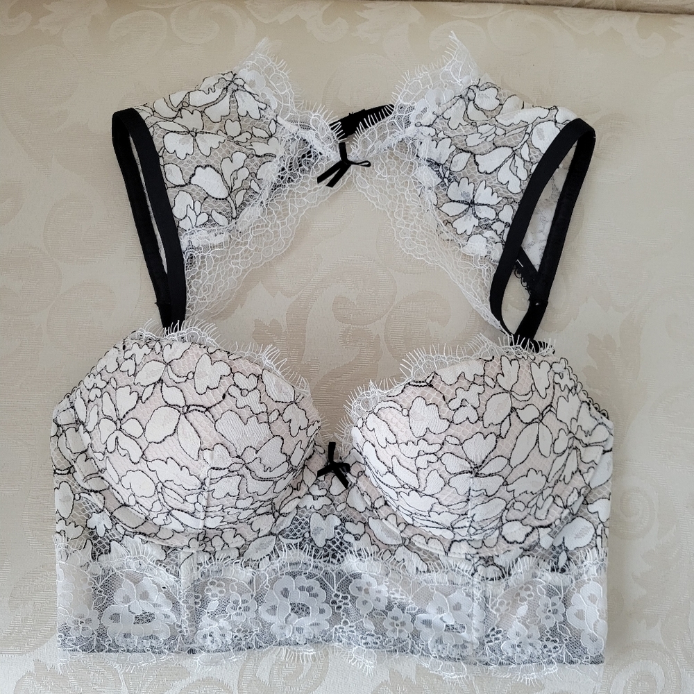Victoria secret's lace bustier